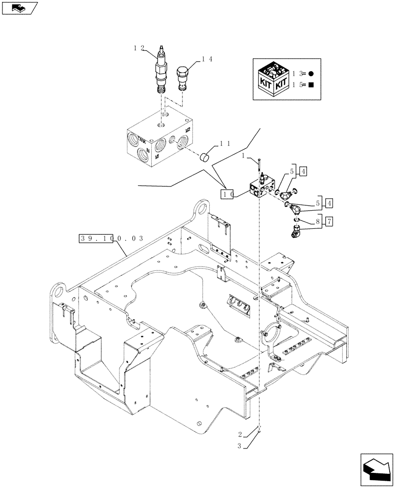 Схема запчастей Case 721F - (35.752.02) - VALVE - FAN RELIEF (35) - HYDRAULIC SYSTEMS