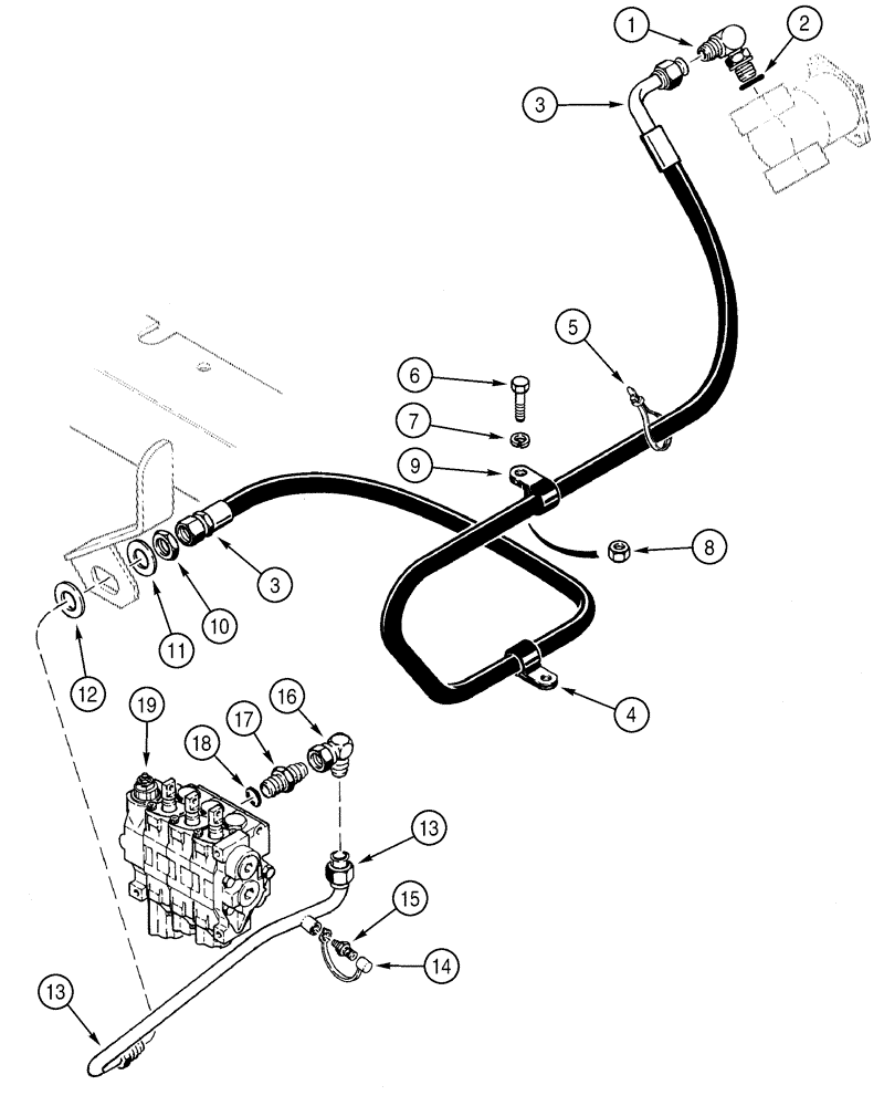 Схема запчастей Case 750H - (08-03) - HYDRAULICS EQUIPMENT (08) - HYDRAULICS