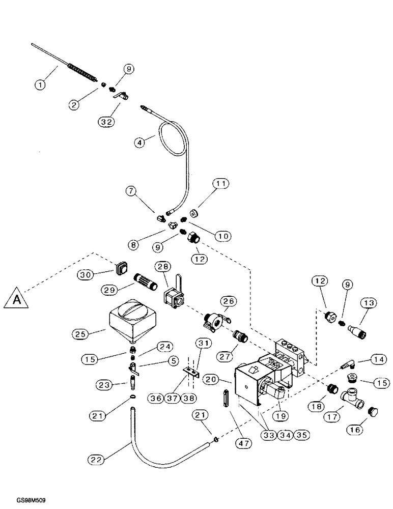 Схема запчастей Case BPGHP335 - (9-06) - INJECTOR PUMP SYSTEM 