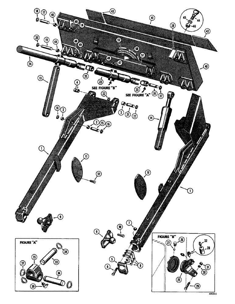 Схема запчастей Case 750 - (204) - POWER TILT DOZER (05) - UPPERSTRUCTURE CHASSIS