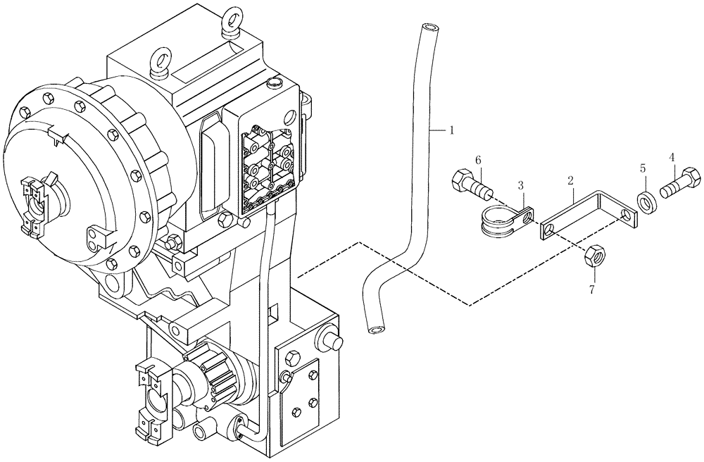 Схема запчастей Case 325 - (1.211/1[27]) - GEARBOX TRANSFORMATION (03) - Converter / Transmission