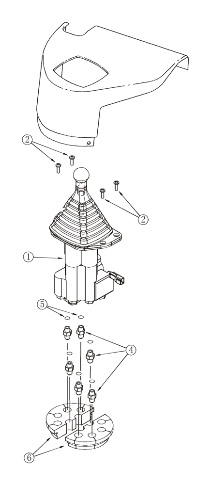 Схема запчастей Case 921C - (08-25) - HYDRAULICS - LOADER CONTROL, REMOTE (08) - HYDRAULICS