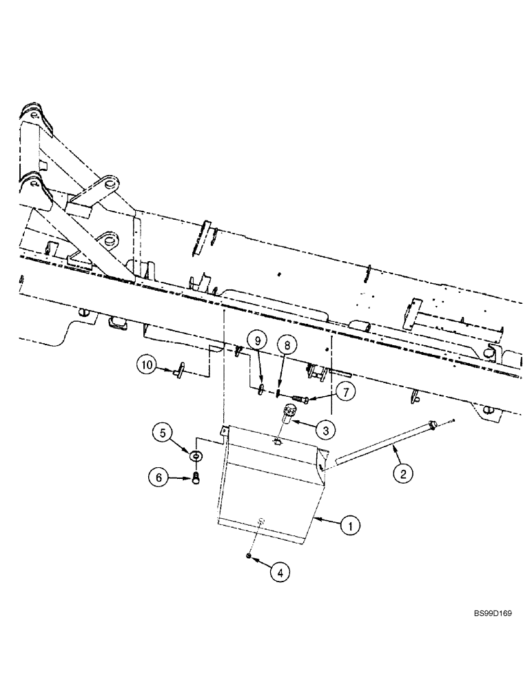 Схема запчастей Case 686G - (3-02) - FUEL TANK AND MOUNTING (03) - FUEL SYSTEM