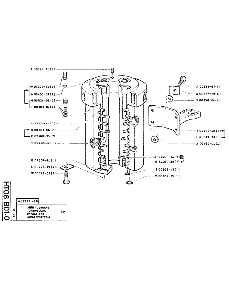 Схема запчастей Case RC200 - (096) - TURNING 