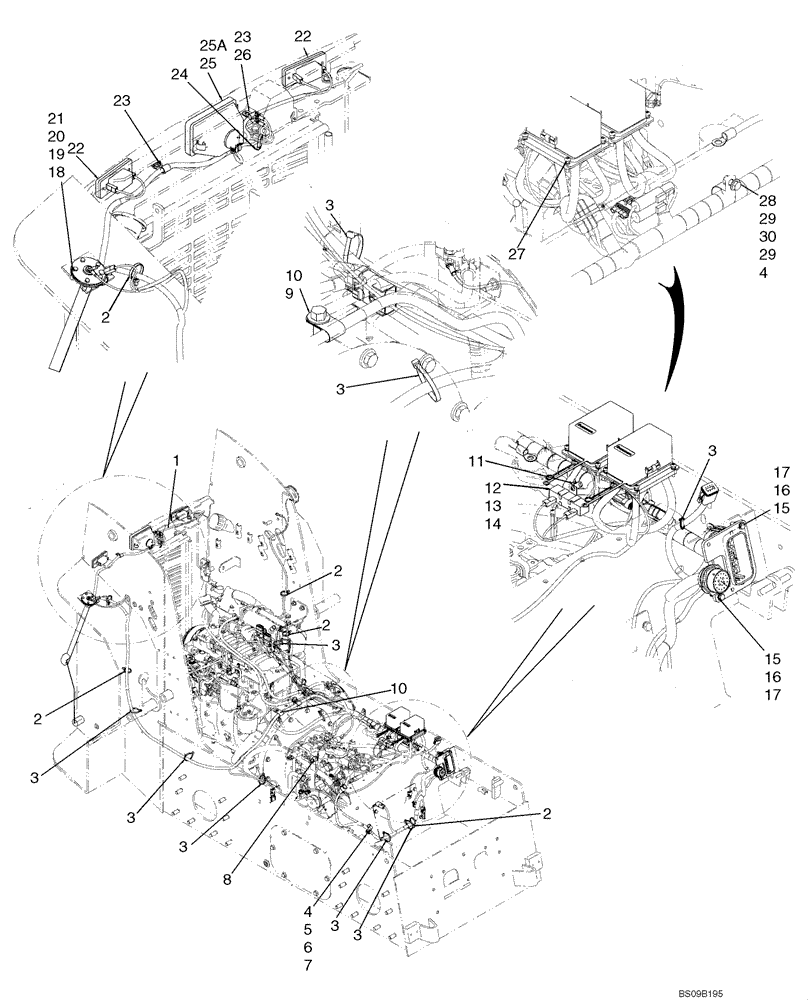 Схема запчастей Case 440CT - (04-05B) - CHASSIS - ELECTRICAL (04) - ELECTRICAL SYSTEMS