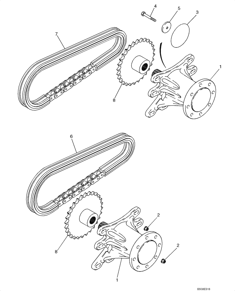 Схема запчастей Case 465 - (06-35) - DRIVE LINE (06) - POWER TRAIN