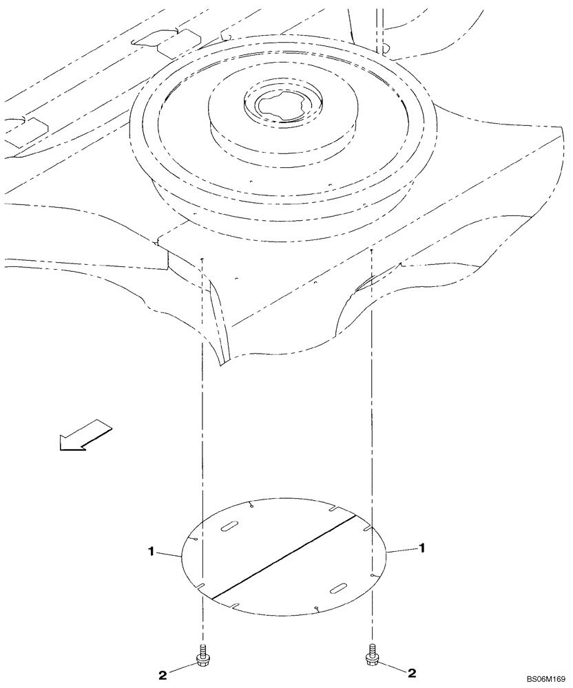 Схема запчастей Case CX290B - (05-03) - UNDERCARRIAGE COVER, LOWER (11) - TRACKS/STEERING