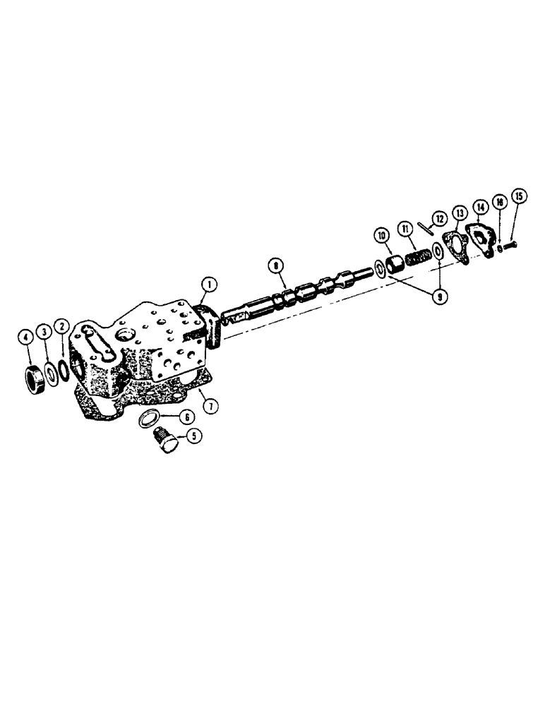 Схема запчастей Case 530CK - (132[1]) - PARTS FOR A35618 CONTROL VALVE (35) - HYDRAULIC SYSTEMS