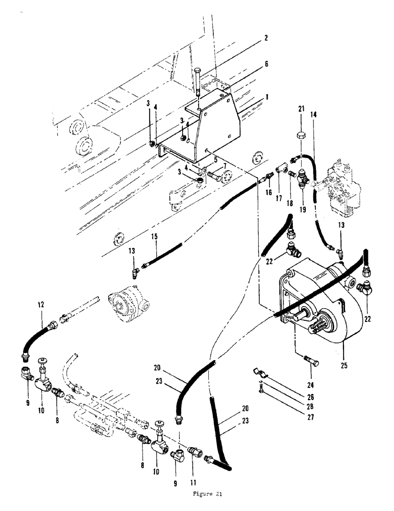 Схема запчастей Case 700 - (44) - HYDRA - BORER ATTACHMENT 