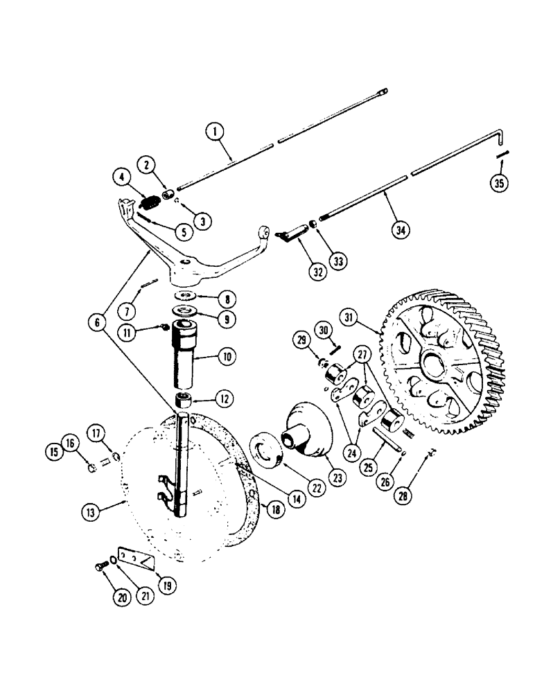 Схема запчастей Case W8C - (046) - GOVERNOR, (377) SPARK IGNITION ENGINE (03) - FUEL SYSTEM