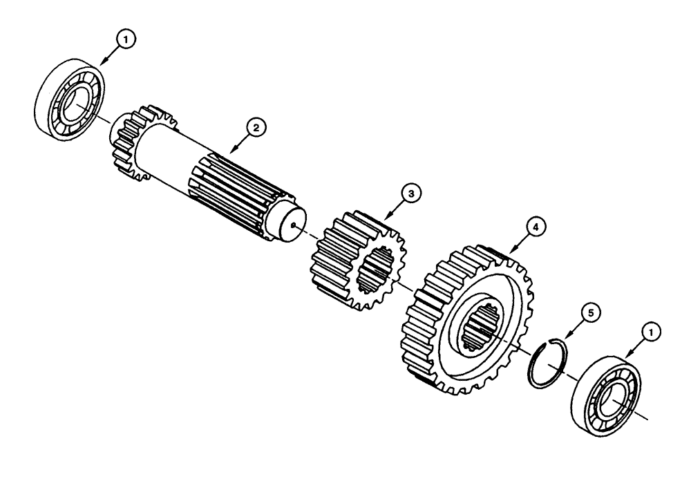 Схема запчастей Case 885 - (06.13[00]) - TRANSMISSION - 6TH SPEED AXLE (06) - POWER TRAIN