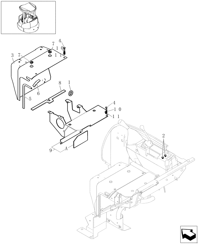 Схема запчастей Case CX31B - (1.280[02]) - HEATING (WITHOUT HEATER) (50) - CAB CLIMATE CONTROL