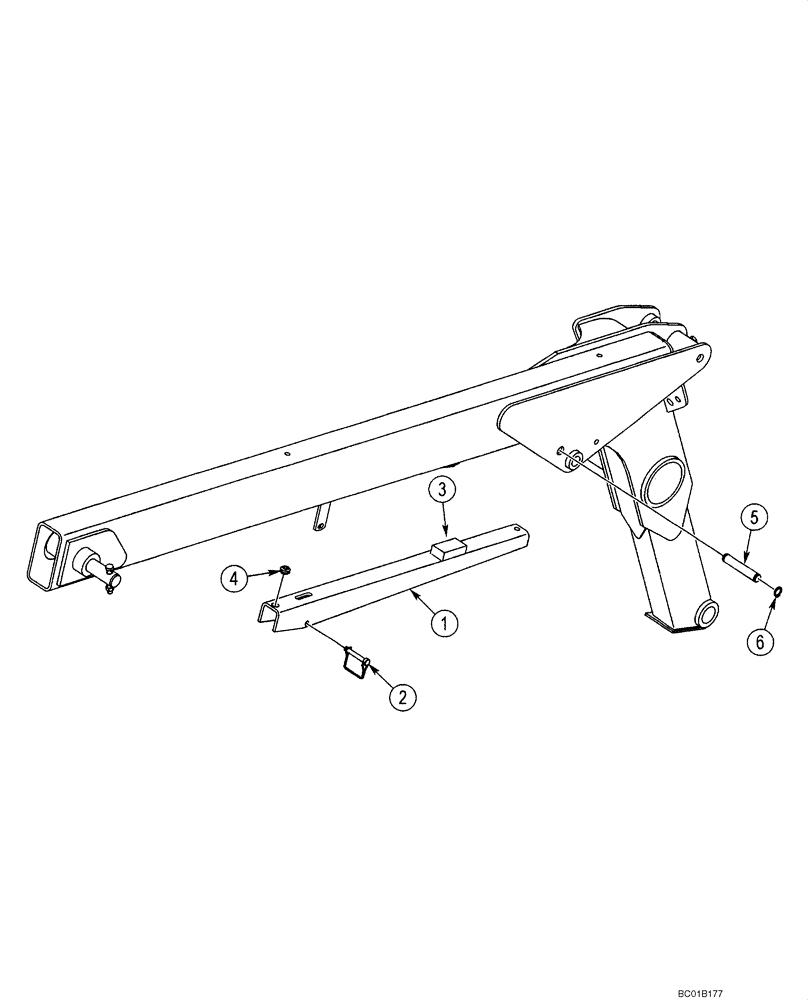 Схема запчастей Case 40XT - (09-02) - SUPPORT - LOADER FRAME (09) - CHASSIS