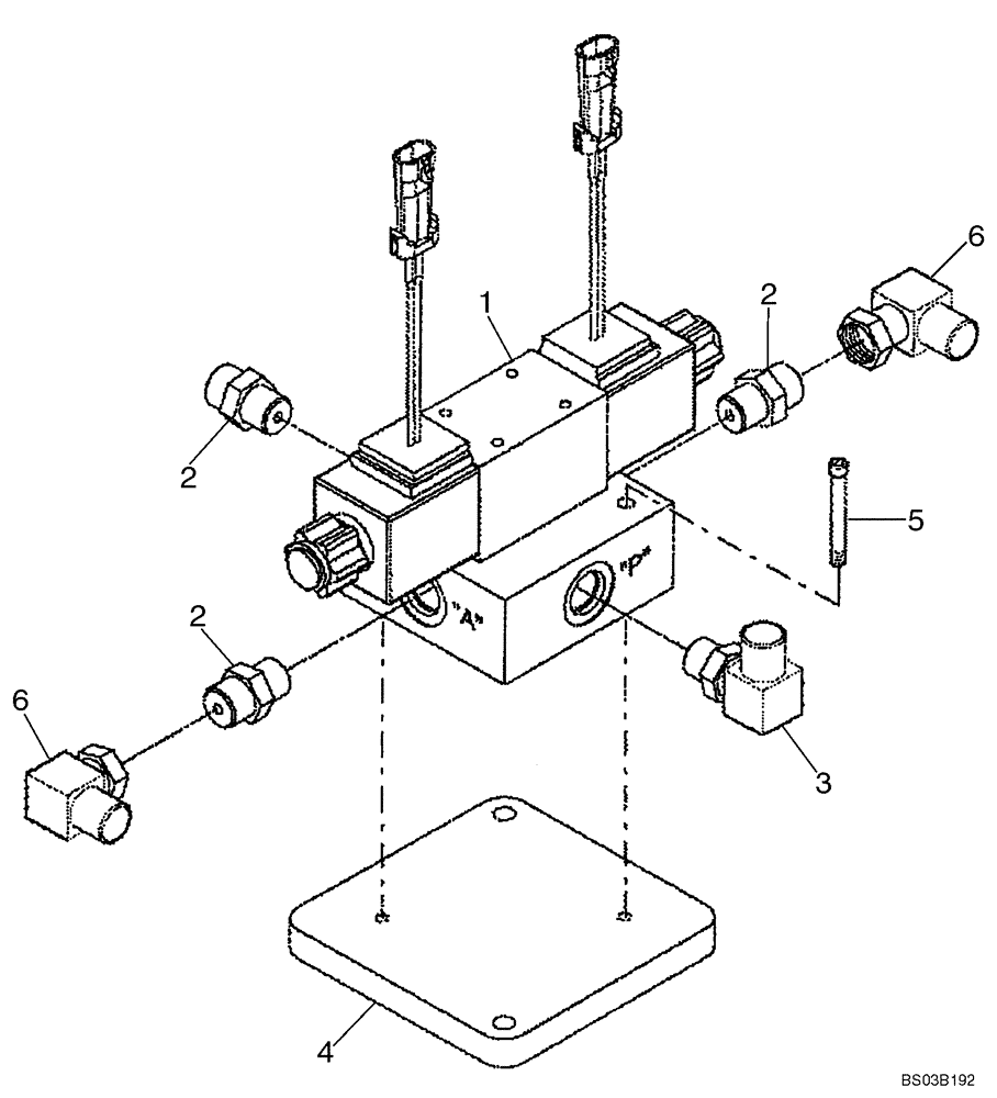 Схема запчастей Case 686G - (5-08A) - SELECTOR VALVE MTG & RELATED PARTS (SER 2 ASN 686G JFE0000705; 686GXR JFE0001847; 688G JFE0003612) (05) - STEERING