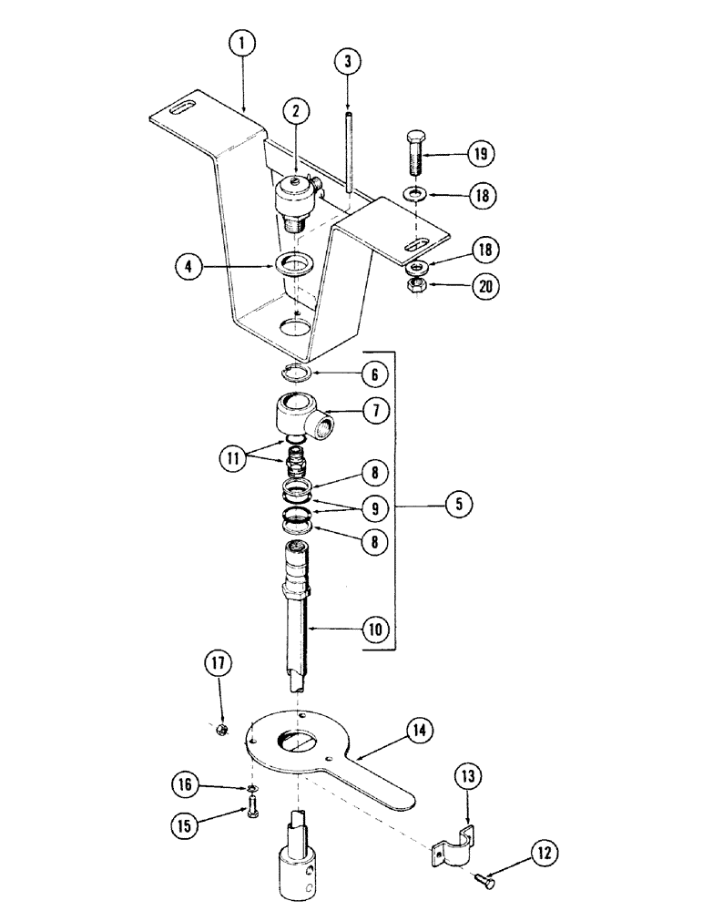 Схема запчастей Case 40 - (150) - INNER SWIVEL, (USED WITH TRACK BRAKE AND TWO SPEED DRIVE) (35) - HYDRAULIC SYSTEMS