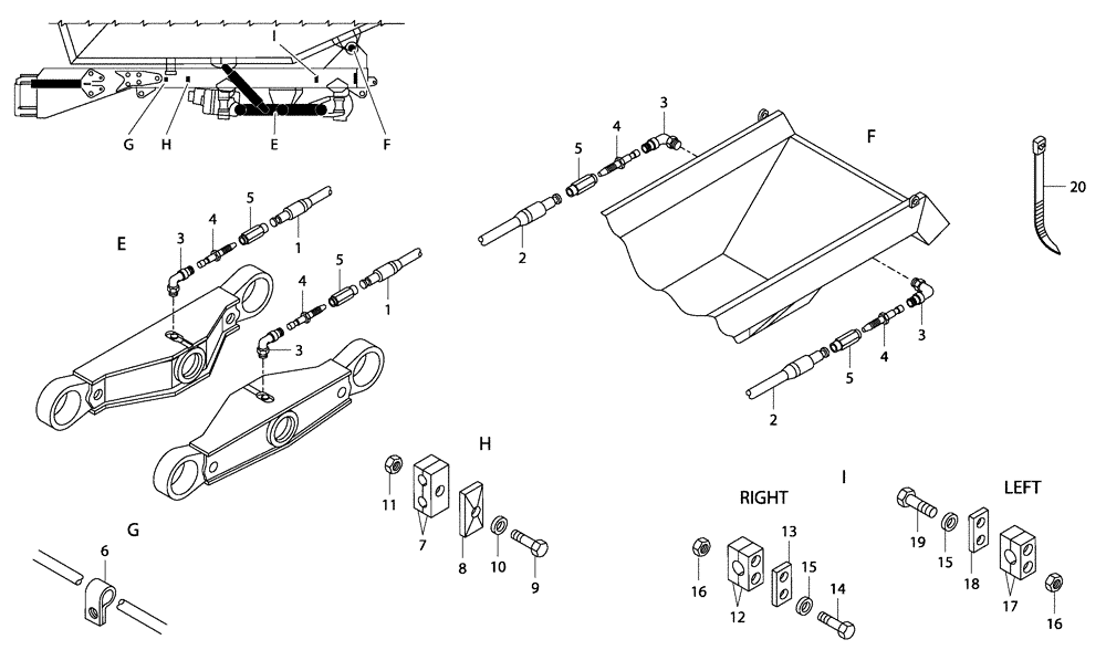 Схема запчастей Case 340 - (94A01000520[001]) - AUTOMATIC GREASING SYSTEM - REAR FRAME (71) - LUBRICATION SYSTEM