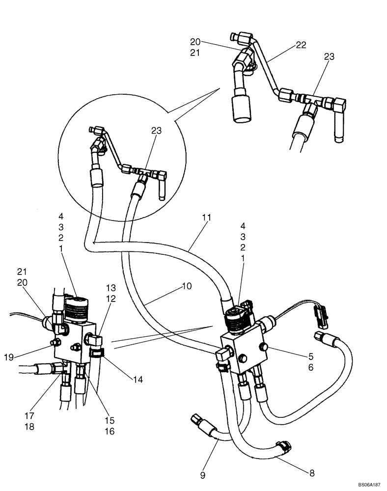 Схема запчастей Case 450 - (07-02) - BRAKE SYSTEM - HYDRAULIC (450 WITH IN-LINE PUMP CONFIGURATION) (07) - BRAKES