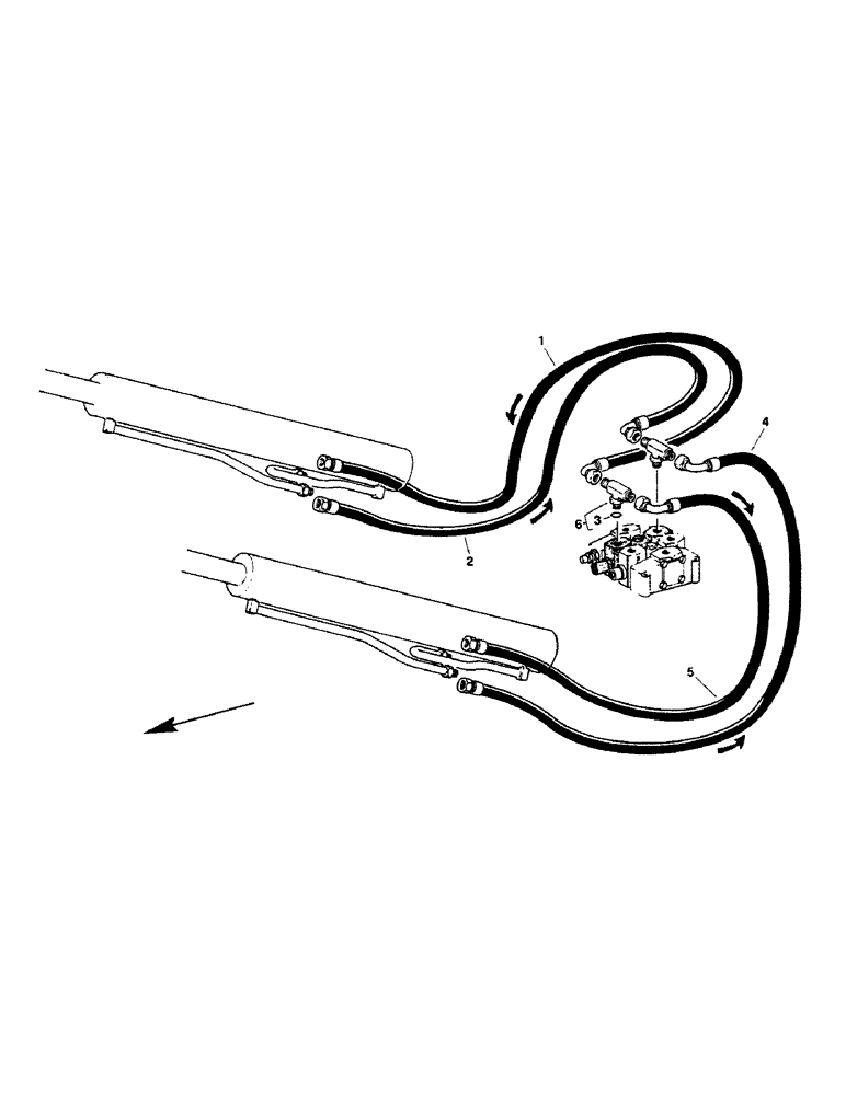 Схема запчастей Case 221B - (8-12) - LIFT CYLINDER CIRCUIT, 121B (DAH1215912-) / 221B (DAH2215913-) (08) - HYDRAULICS