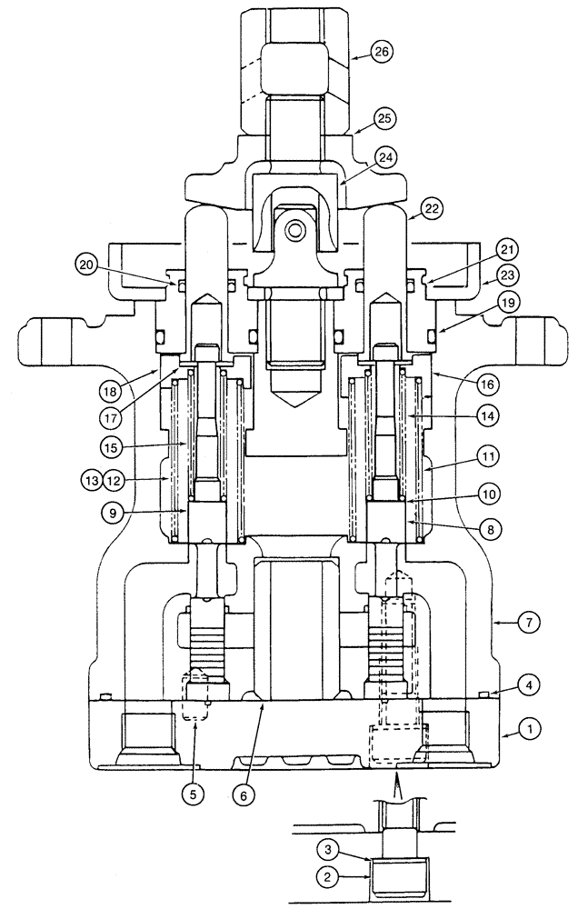 Схема запчастей Case 9050 - (8-48) - 153316A1 REMOTE CONTROL VALVE (08) - HYDRAULICS