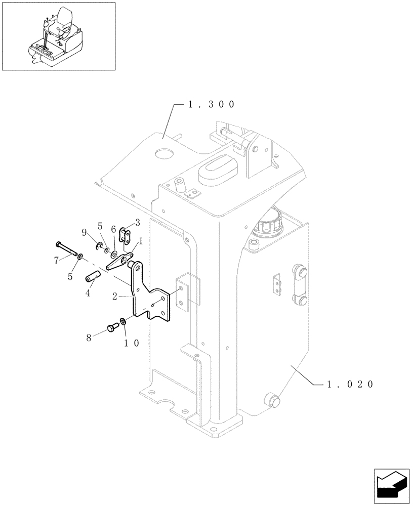 Схема запчастей Case CX16B - (1.070[14]) - CONTROLS (90) - PLATFORM, CAB, BODYWORK AND DECALS