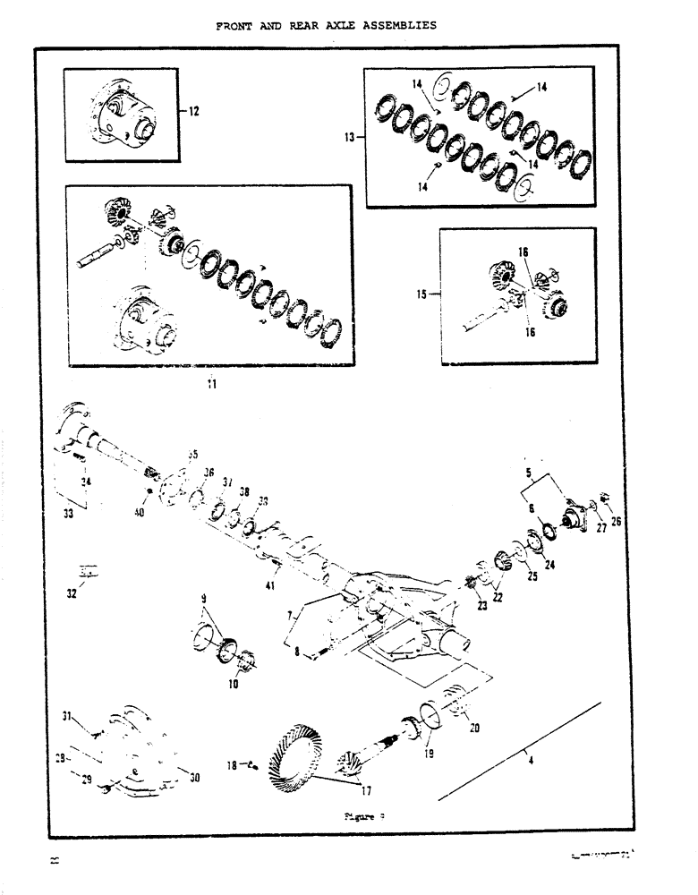 Схема запчастей Case DAVIS - (20) - AXLE ASSEMBLY 