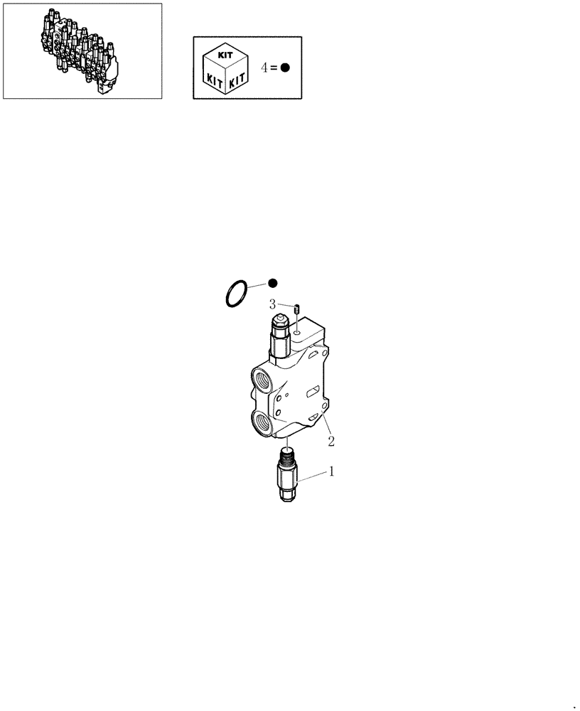 Схема запчастей Case CX31B - (1.050A[08]) - HYDRAULIC CONTROL VALVE - COMPONENTS (INLET) (35) - HYDRAULIC SYSTEMS