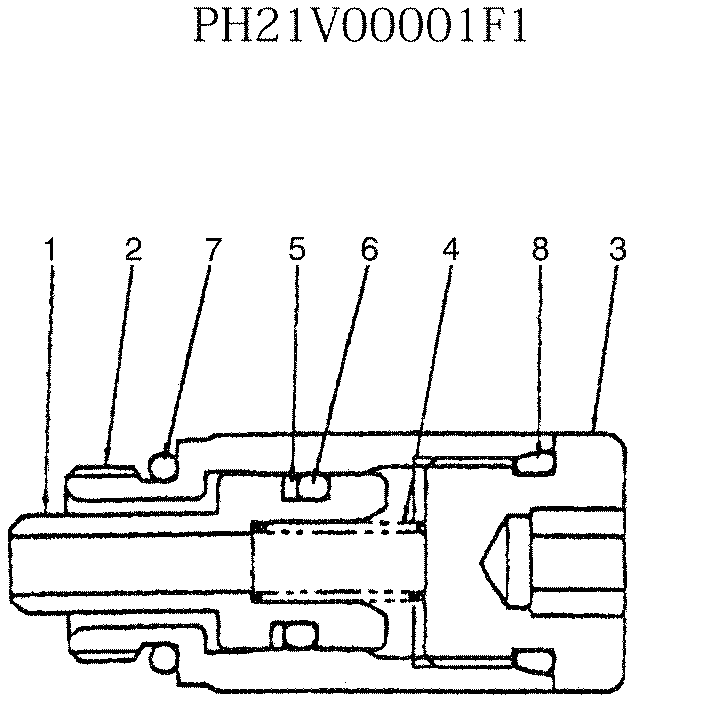 Схема запчастей Case CX27B - (07-015) - VALVE ASSY, ANTI CAVITATION (35) - HYDRAULIC SYSTEMS