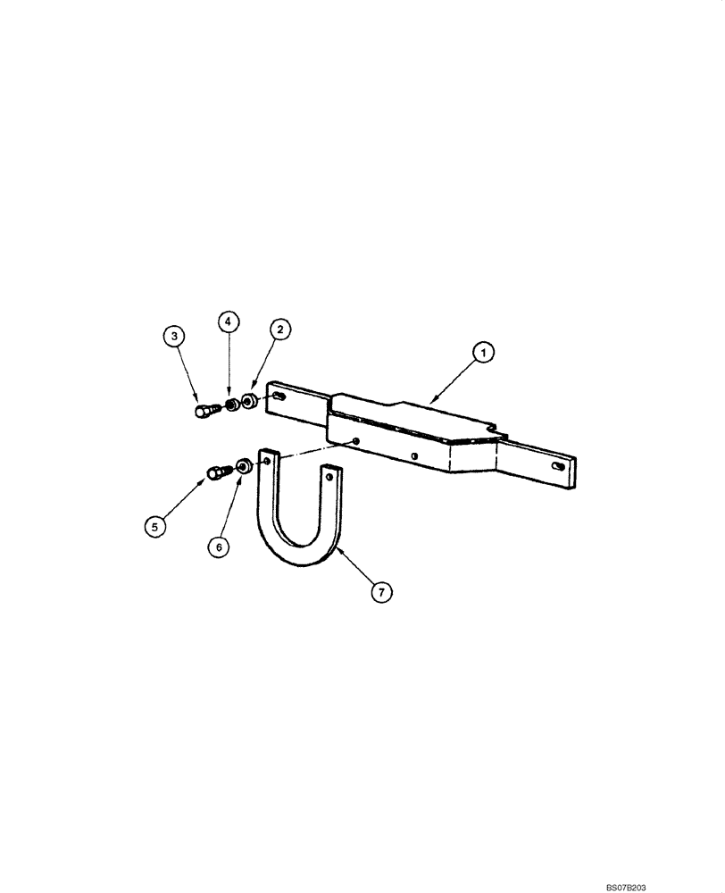 Схема запчастей Case 865 VHP - (09.06[00]) - PROPELLER SHAFT GUARD - ASSEMBLY (09) - CHASSIS