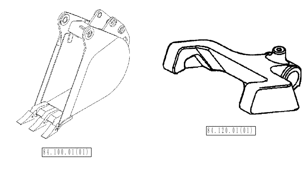 Схема запчастей Case 580SN WT - (00.000.84) - PICTORIAL INDEX - BACKHOE (00) - GENERAL & PICTORIAL INDEX