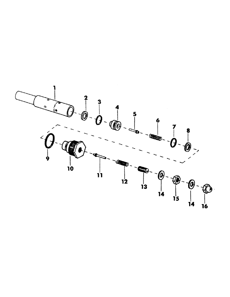 Схема запчастей Case 35EC - (145) - MAIN RELIEF CARTRIDGE (07) - HYDRAULIC SYSTEM