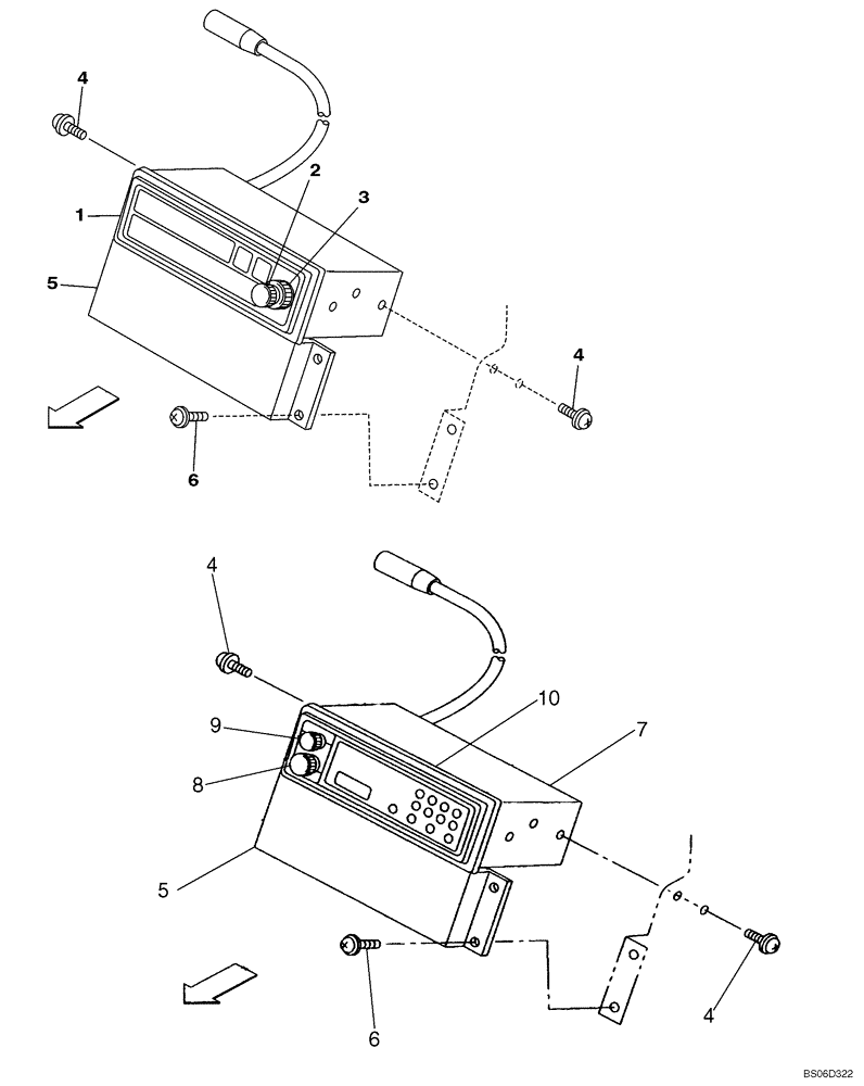 Схема запчастей Case CX210 - (04-15) - RADIO (04) - ELECTRICAL SYSTEMS