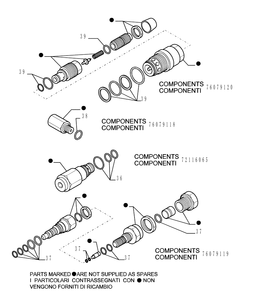 Схема запчастей Case 1850K - (3.436[04]) - EQUIPMENT CONTROL VALVE (07) - HYDRAULIC SYSTEM/FRAME