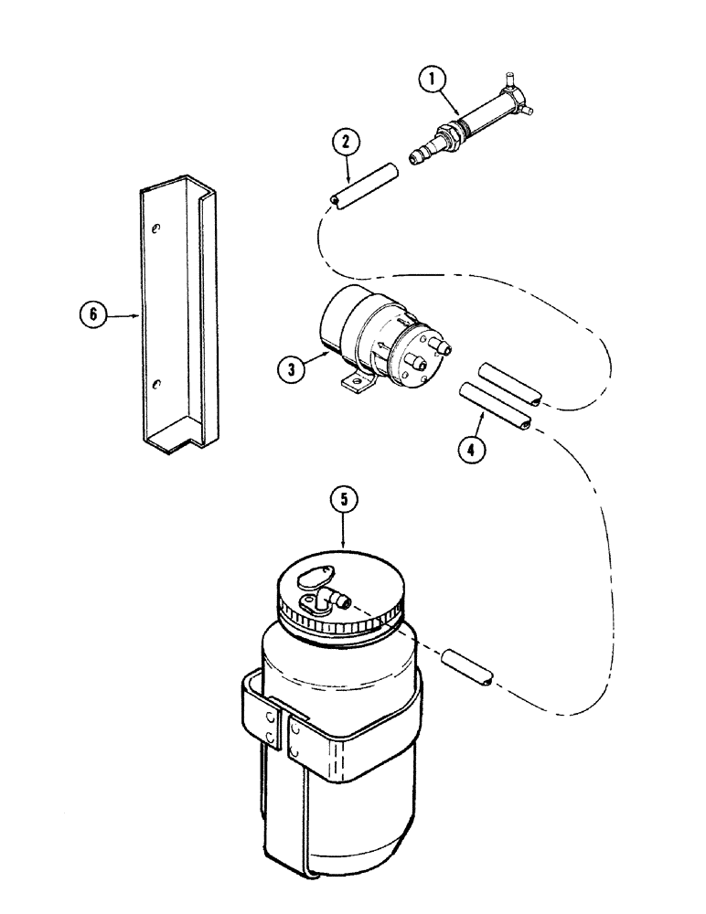 Схема запчастей Case 50 - (4-100) - WINDSHIELD WASHER (04) - ELECTRICAL SYSTEMS