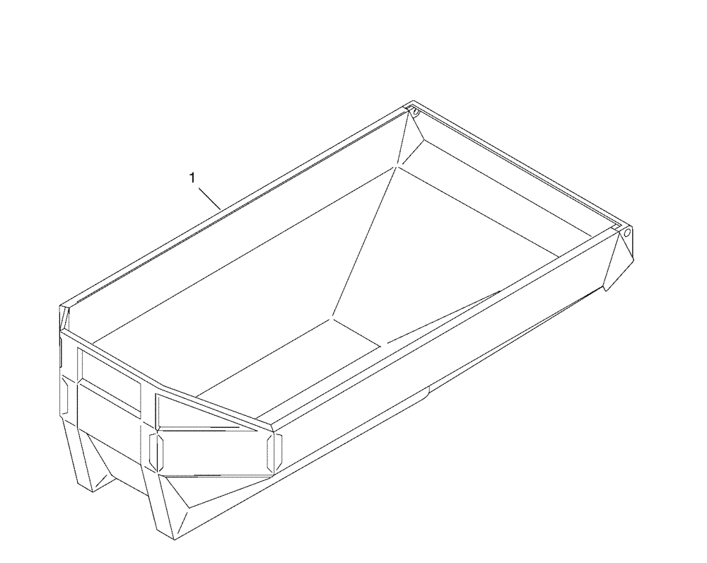 Схема запчастей Case 325 - (5.800/1[01]) - DUMPING SYSTEM - DUMP BODY INSTALLATION (10) - Cab/Cowlings