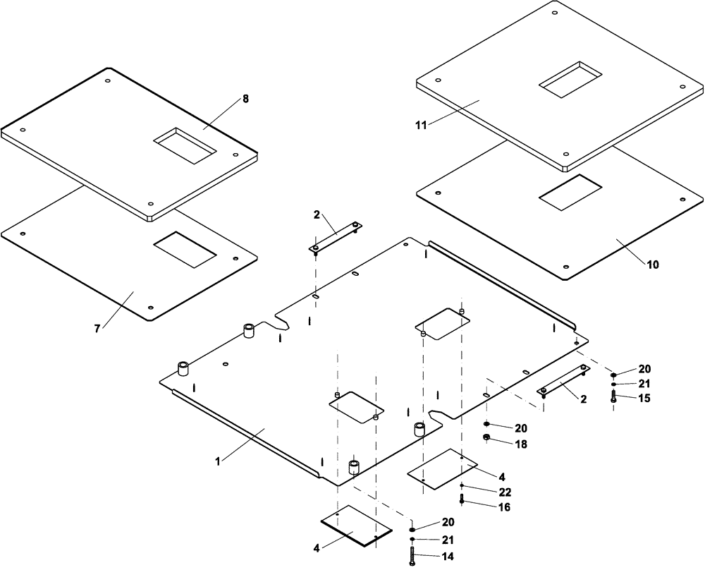 Схема запчастей Case SV208 - (12-001-01[01]) - SOUNDPROOFING (09) - CHASSIS