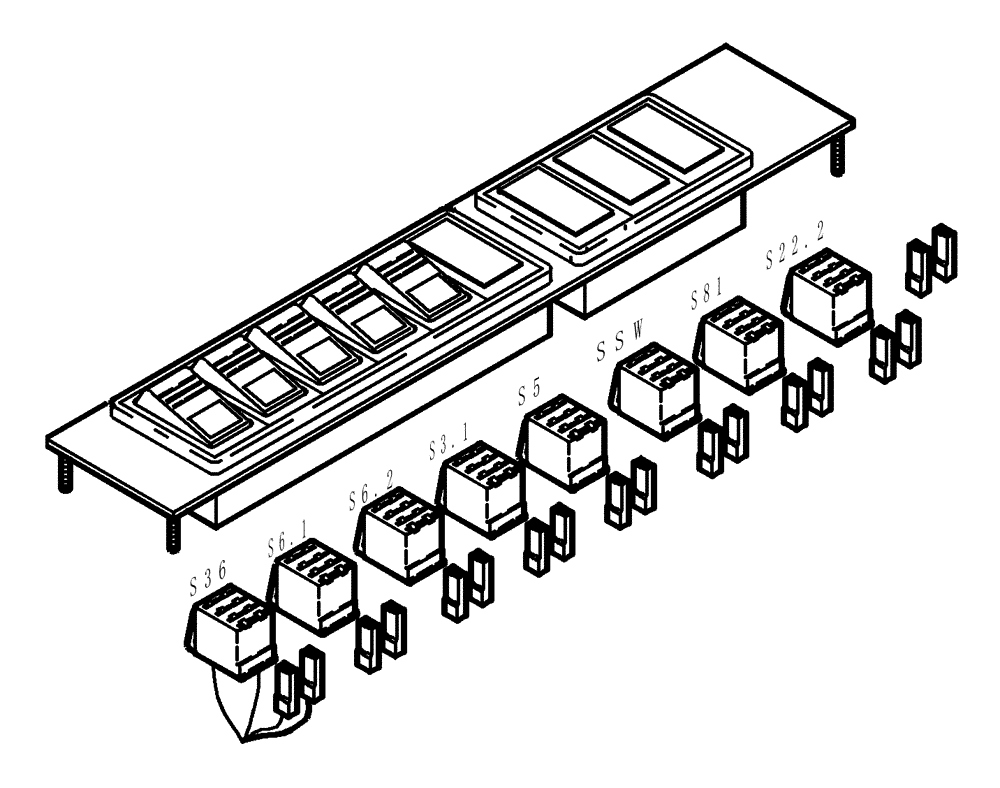 Схема запчастей Case 21D - (32.420[002]) - ELECTRICAL SYSTEM CONTROL PANEL CANOPY (OPTION) (S/N 561101-UP) No Description