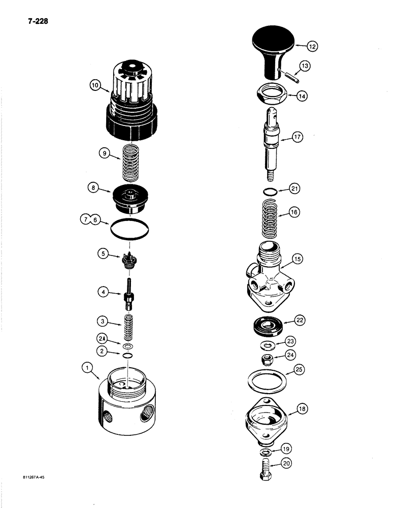 Схема запчастей Case 780C - (7-228) - BRAKE SYSTEM (07) - BRAKES