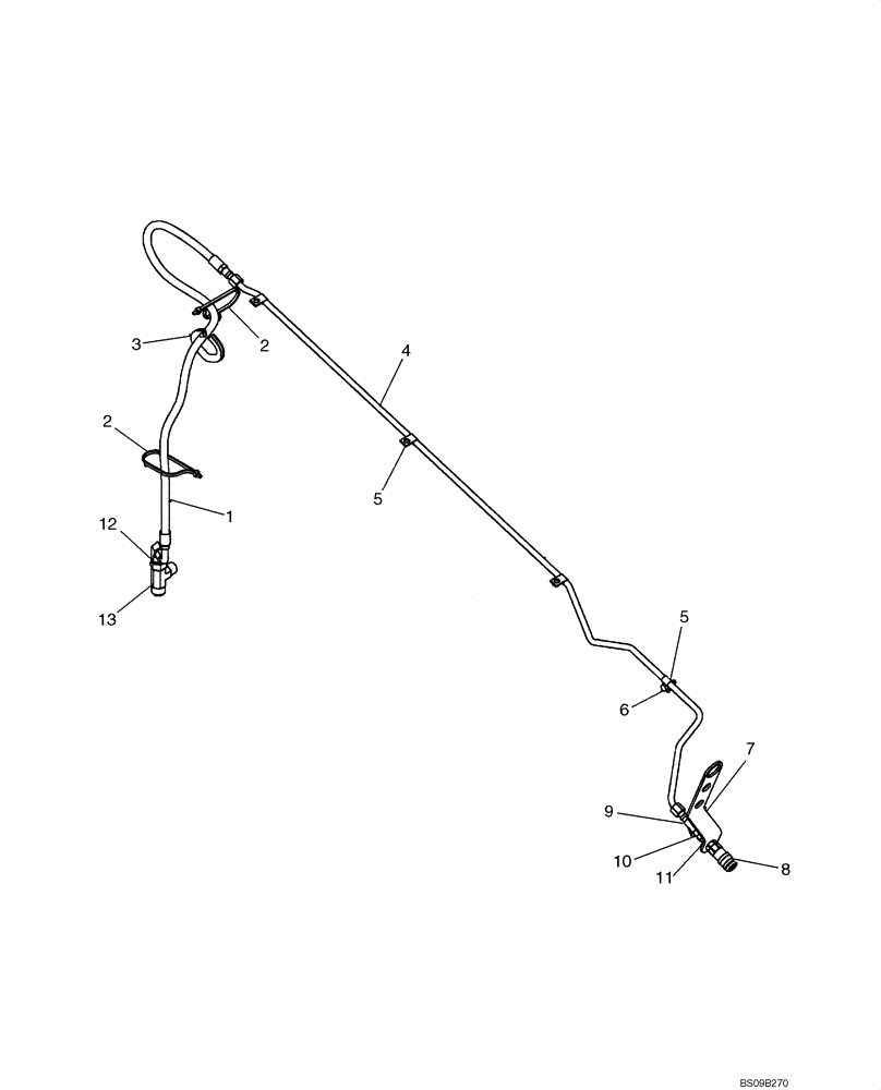 Схема запчастей Case 410 - (08-04A) - HYDRAULICS - CASE DRAIN (08) - HYDRAULICS