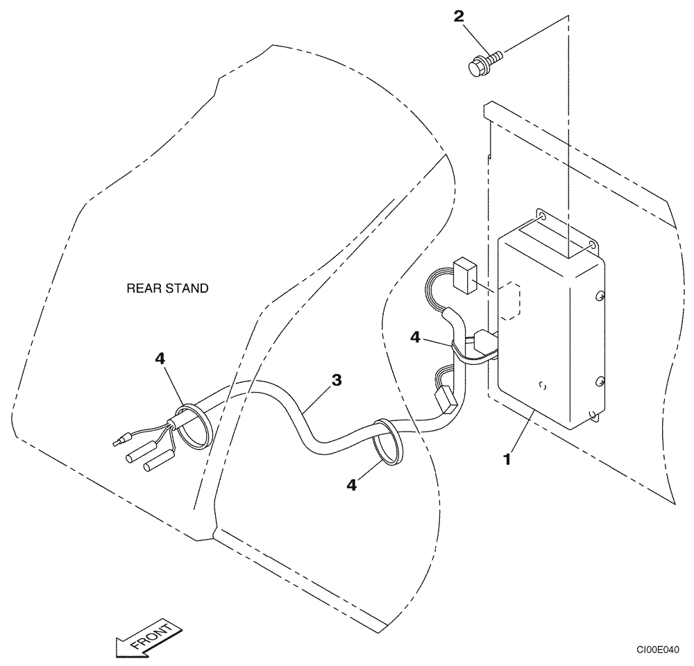 Схема запчастей Case CX240LR - (04-07) - CONVERTER (04) - ELECTRICAL SYSTEMS