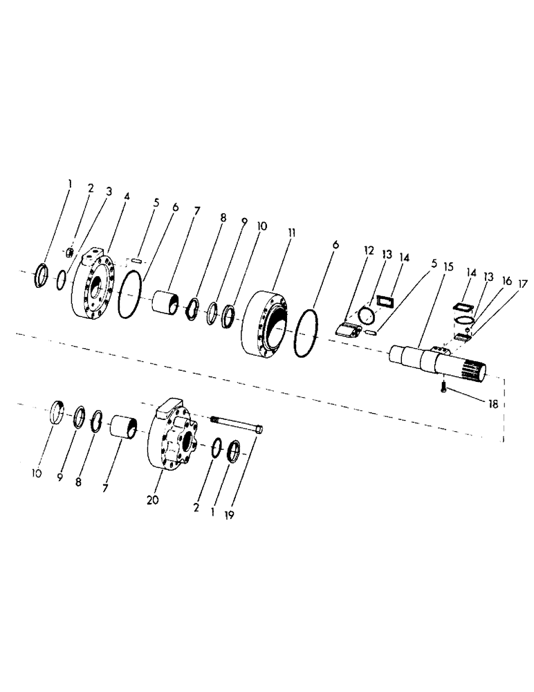 Схема запчастей Case 40YC - (H31) - PULPWOOD CLAM ACTUATOR, HOUDAILLE #420154-LSB (07) - HYDRAULIC SYSTEM