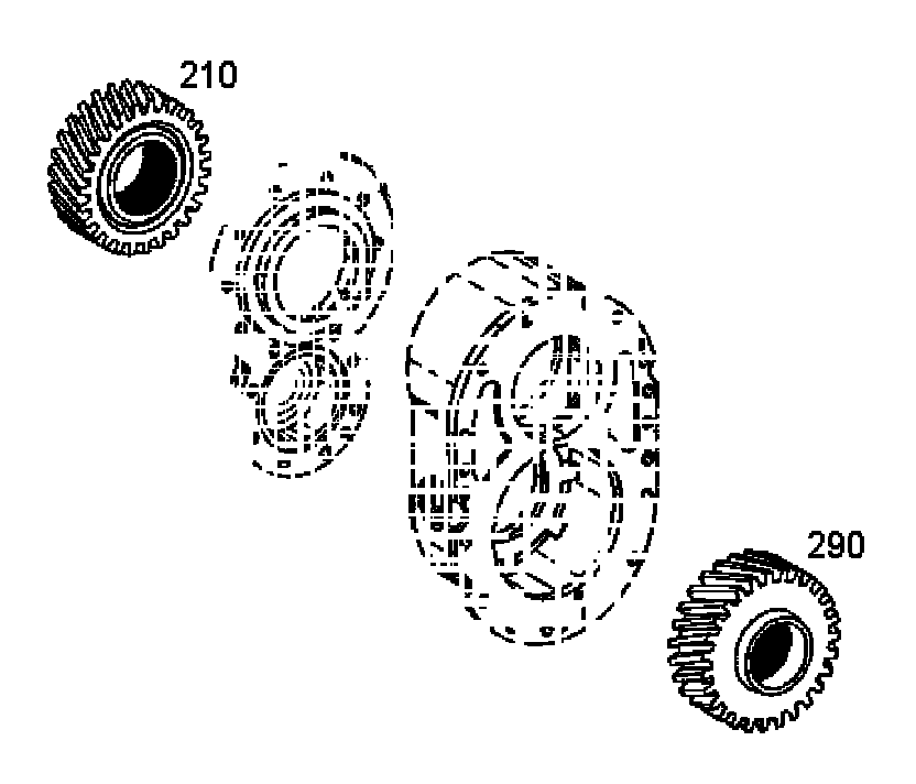 Схема запчастей Case 340 - (32A00000507[001]) - DIFFERENTIAL CARRIER SPUR GEAR DRIVE (27) - REAR AXLE SYSTEM