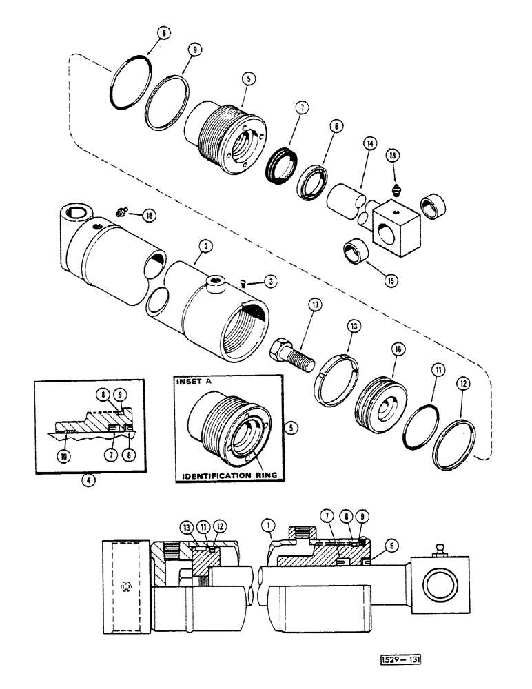 Схема запчастей Case 1529 - (202) - SCARIFIER CYLINDER (89) - TOOLS