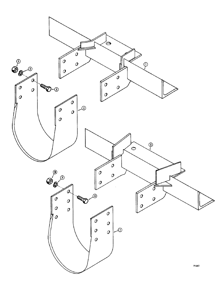 Схема запчастей Case 1530 - (102) - 30 INCH TREE DIGGER (09) - CHASSIS/ATTACHMENTS