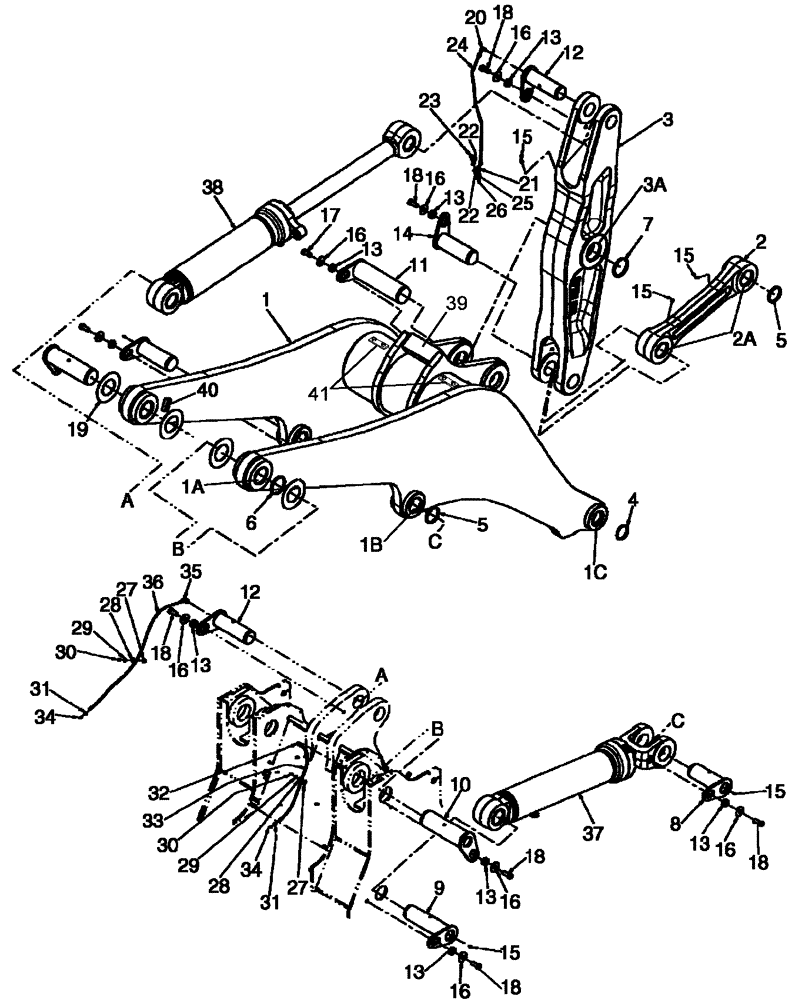 Схема запчастей Case 921E - (09-06) - FRAME - LOADER LIFT (XR LOADER) (09) - CHASSIS