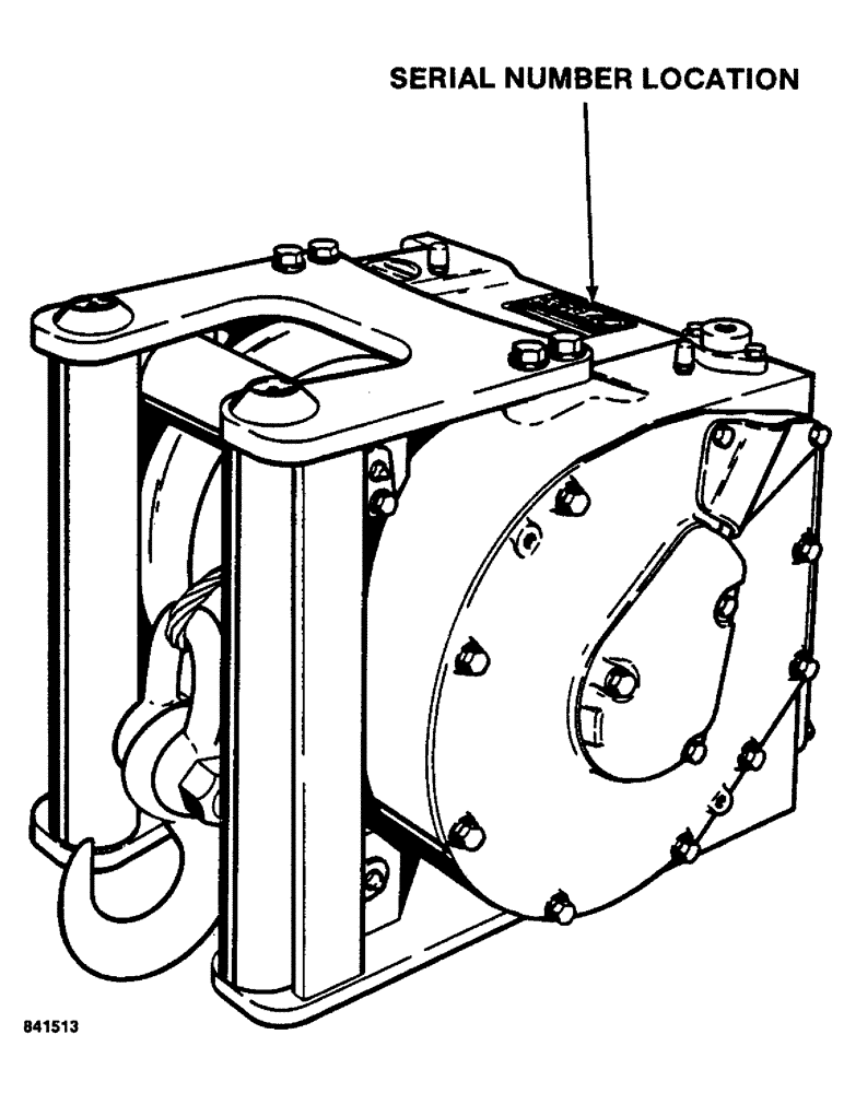 Схема запчастей Case 9 - (04) - SERIAL NUMBER LOCATION 