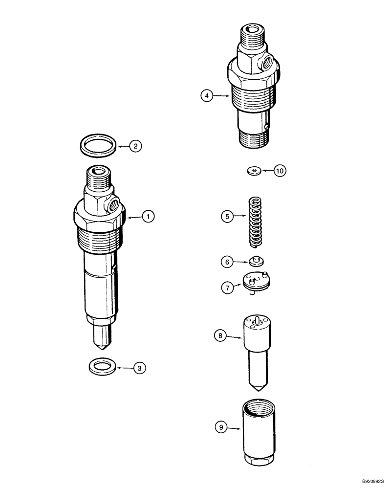 Схема запчастей Case 550H-IND - (03-15) - FUEL INJECTION, NOZZLE, 4-390/4T-390 EMISSIONS CERTIFIED ENGINE (03) - FUEL SYSTEM