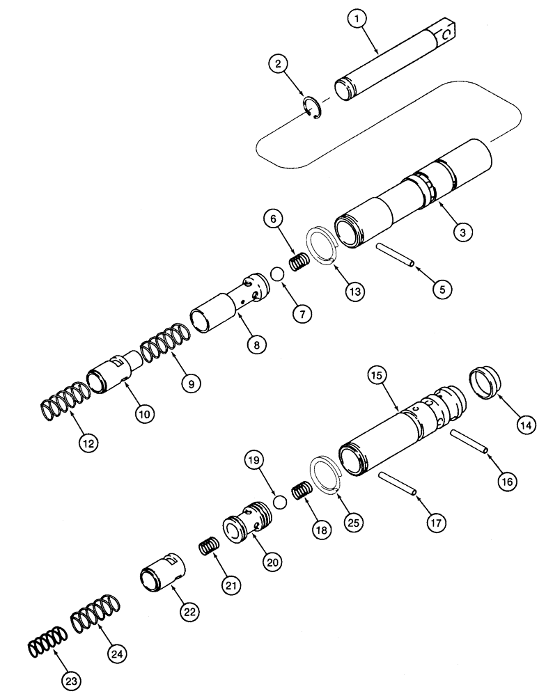 Схема запчастей Case 750H - (06-14) - TRANSMISSION VALVE, CONTROL (06) - POWER TRAIN