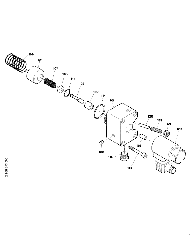 Схема запчастей Case 121E - (22.126[2988373000]) - REGULATION HYDRAULIC MOTOR CONTROL UNIT STANDARD (35) - HYDRAULIC SYSTEMS