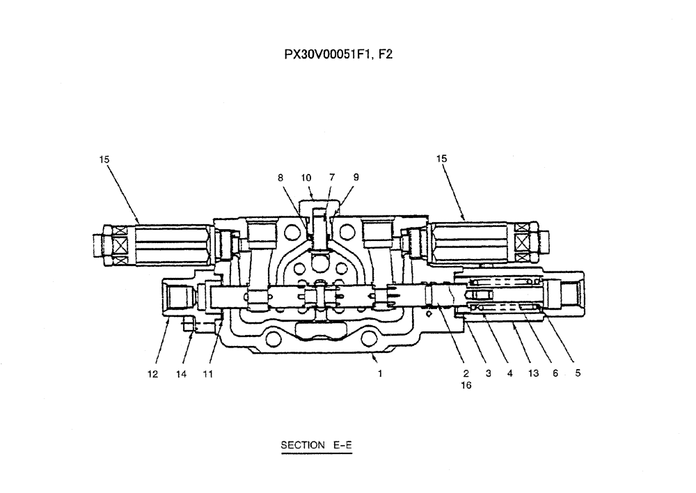 Схема запчастей Case CX36B - (07-006) - VALVE ASSY, CONTROL (ARM) ELECTRICAL AND HYDRAULIC COMPONENTS