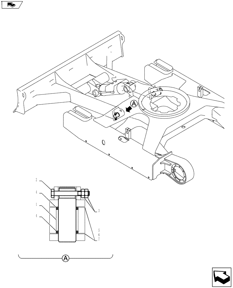 Схема запчастей Case CX27B ASN - (86.000.03) - DOZER INSTALL (86) - DOZER